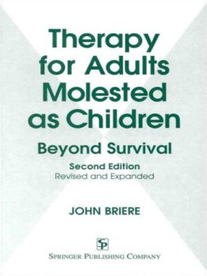 cover image of Therapy for Adults Molested as Children